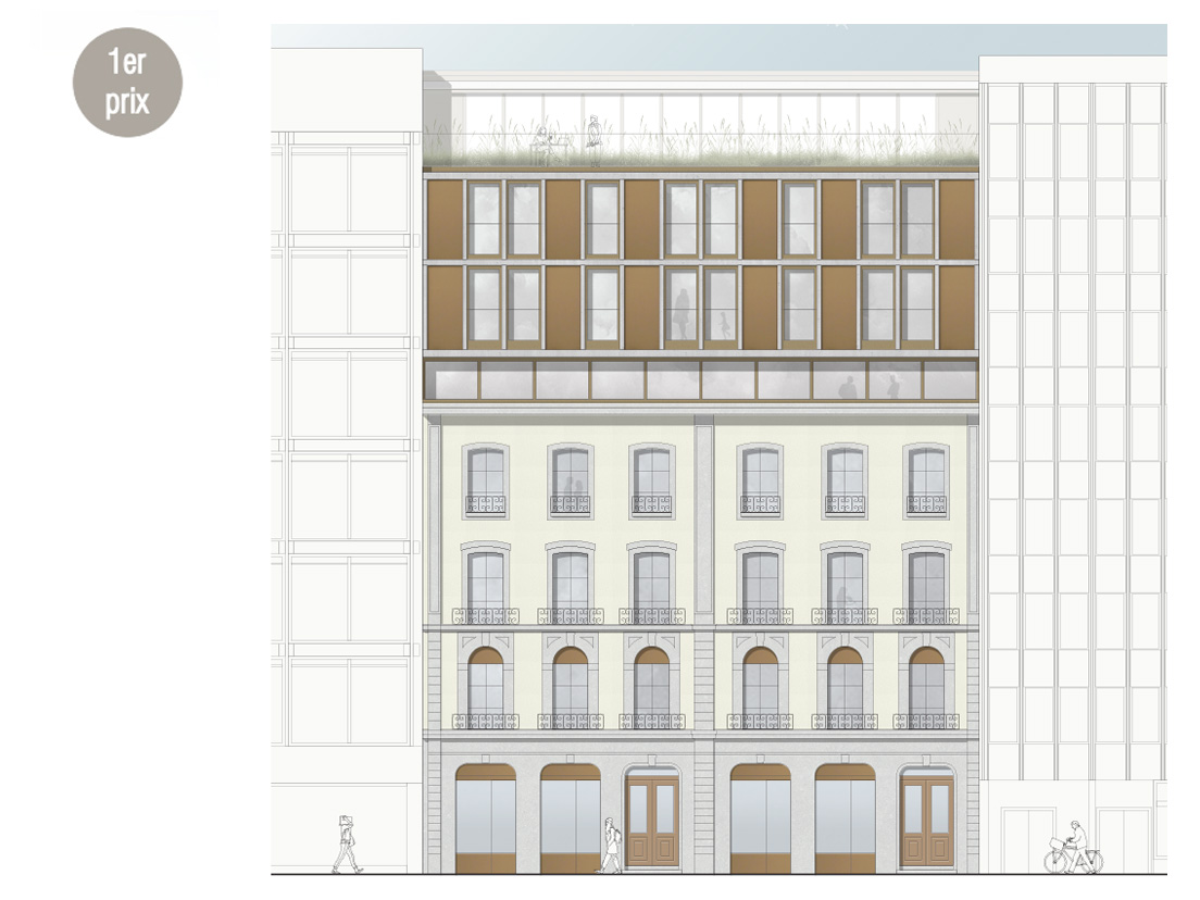 Lauréat surélévation Boulevard Georges-Favon